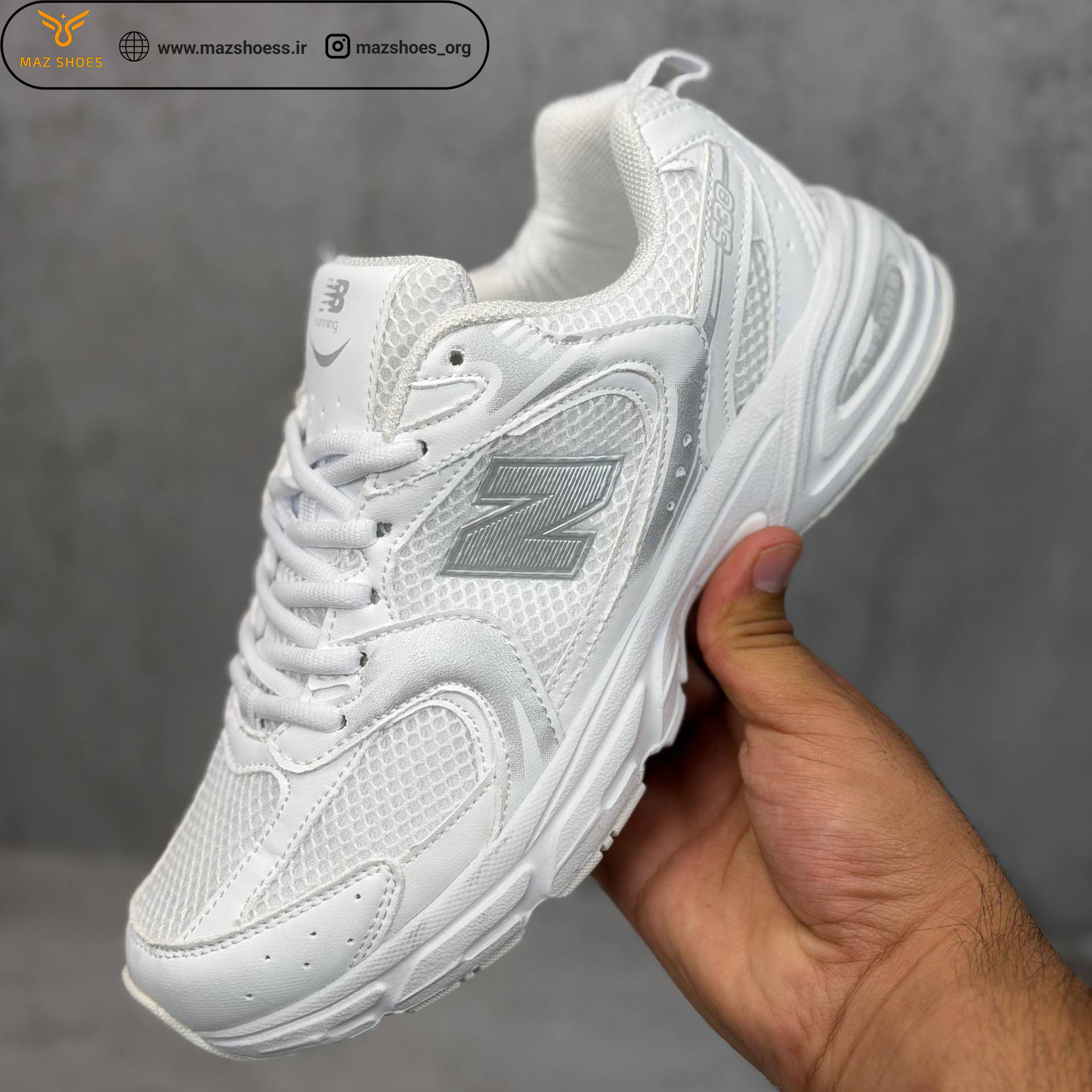 178 کفش نیوبالانس New Balance 530 اقتصادی رنگ سفید - تصویر 1