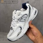 کفش نیوبالانس New Balance 530 اقتصادی رنگ سفید سرمه ای
