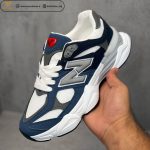 کفش مردانه نیوبالانس New Balance 9060 اقتصادی سفید سورمه ای