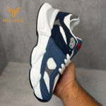 کفش مردانه نیوبالانس New Balance 9060 اقتصادی سفید سورمه ای - تصویر 2